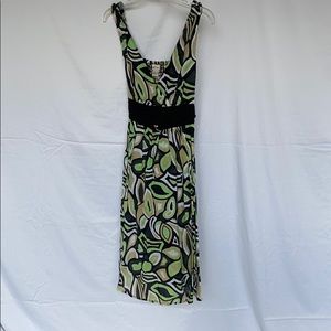 Tank top dress with tie back